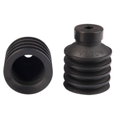 Fipa Bellows vacuum cup diam. 30 mm, NBR black 25.030.046.1